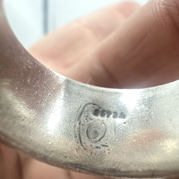 Size 8 Sterling 10mm wide 3 Crosses Calvary Cross of Jesus Ring 925 Men/Women - Picture 5 of 10